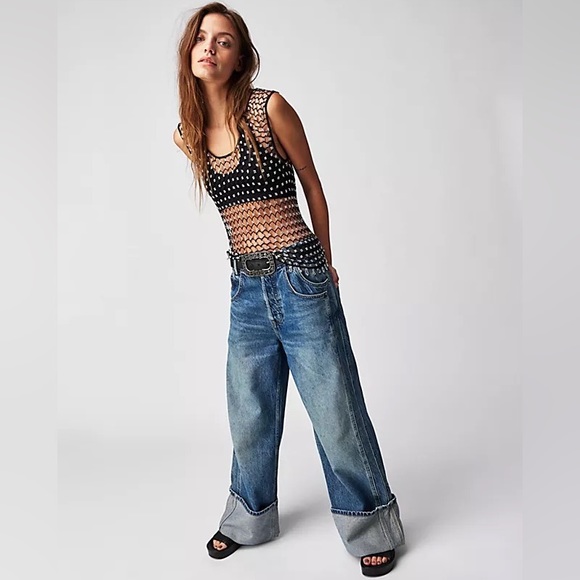 Free People Soula Beaded Tank Large NWT - Picture 2 of 4